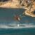 Seton lake with helicopter